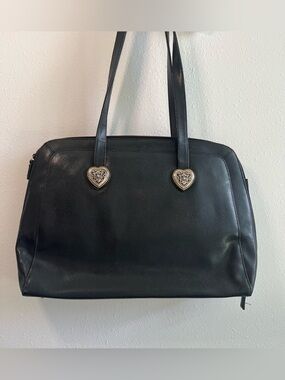 Coldwater Creek Black Womens Briefcase Work Bag